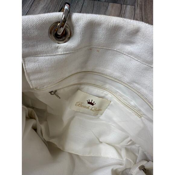 Love Pearl Hand-Beaded Beach Bag - Picture 10 of 12